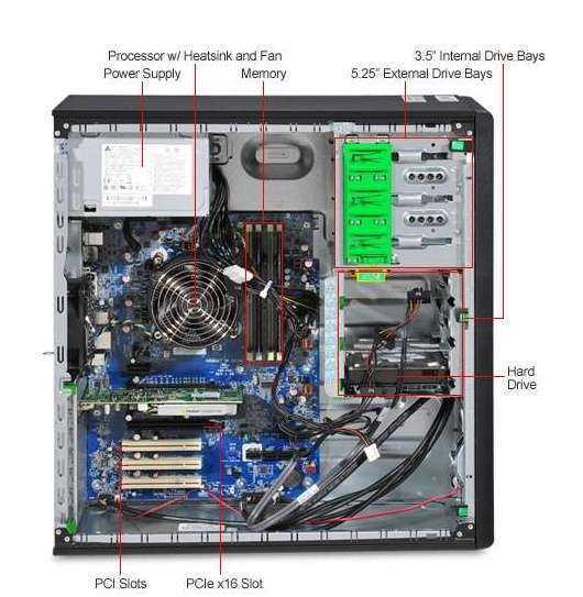 Calculator HP Tower Z200 - imagine 3