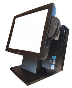 POS Lenovo M58 USFF Monitor Touch ELO ET1522L cu MSR
