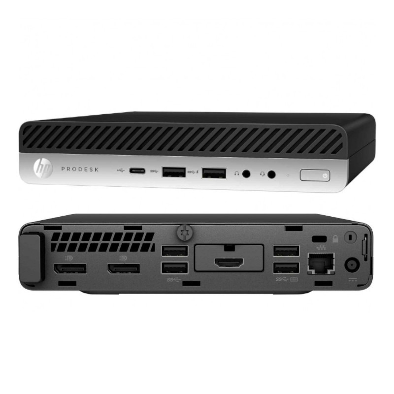 HP ProDesk 600 G4 Mini PC i5-8500t - imagine 3