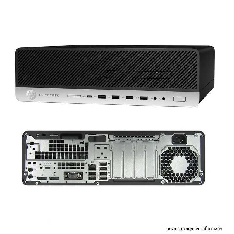 Calculator - HP PRODESK 600 G3 SFF + Monitor HP ZR22W 22 inch FHD - imagine 2