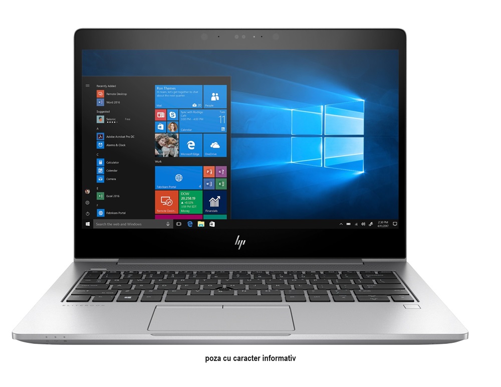 HP EliteBook 830 G5 13.3 FHD I7-8650U - imagine 2