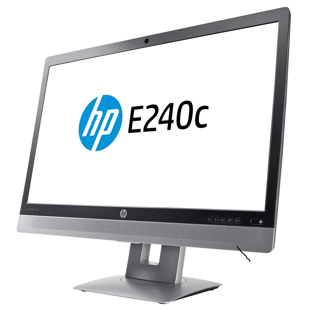 HP EliteDisplay E240c 23.8 inch FHD cu Webcam - imagine 2