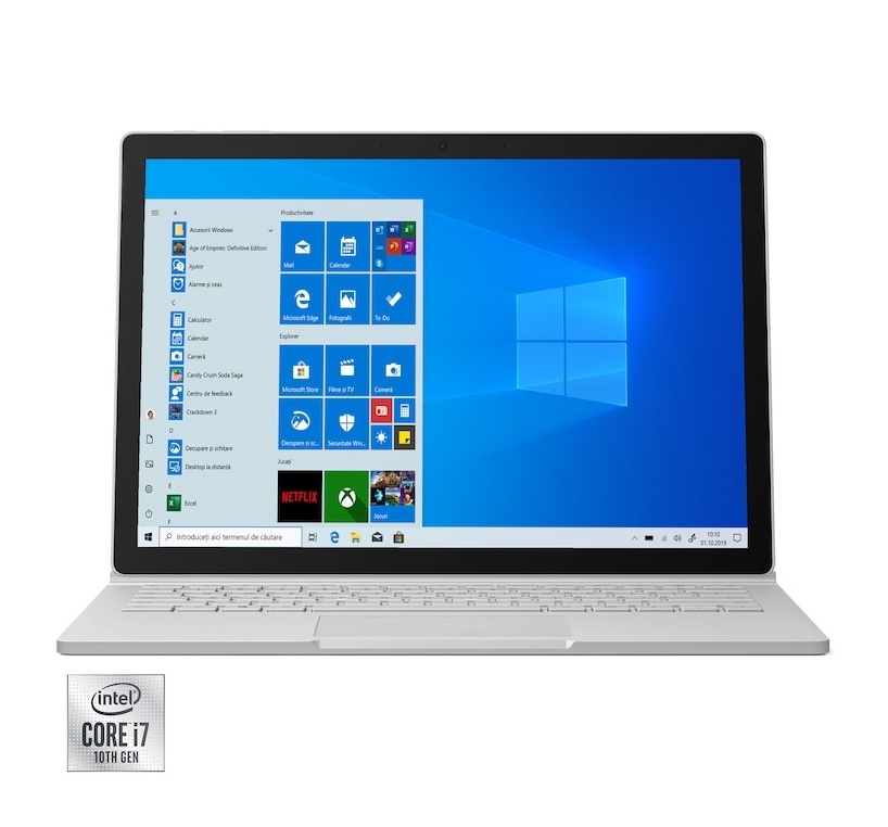 Laptop 2 in 1 Microsoft Surface Book 3 i7-1065G7 15 inch Full HD Touchscreen - Windows 11 Pro