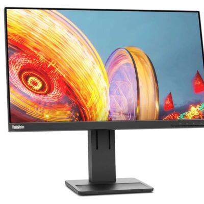 Monitor Lenovo ThinkVision E24q-20 - 24 inch IPS - 2K QHD 2560 x 1440 - Boxe Integrate