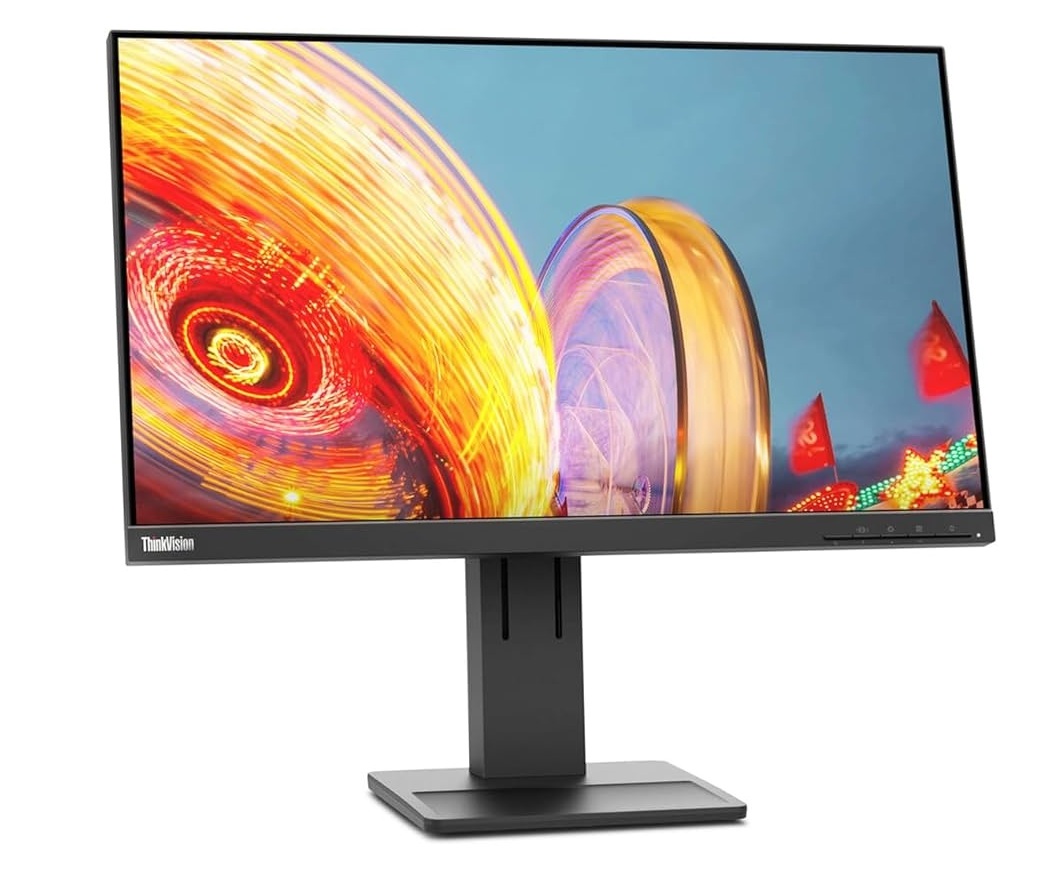Monitor Lenovo ThinkVision E24q-20 - 24 inch IPS - 2K QHD 2560 x 1440 - Boxe Integrate